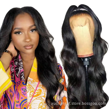 Wholesale Hd Full 360 Lace Frontal Human Hair Wig Body Wave Transparent Lace Front Wig Brazilian Human Hair Wig For Black Women